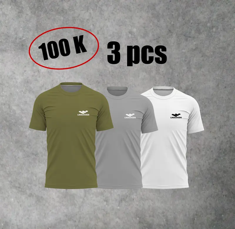 Paket Murah 100 rb 3 pcs . Paket murah / jersey running pria dan wanita / jersey Likegoods 1