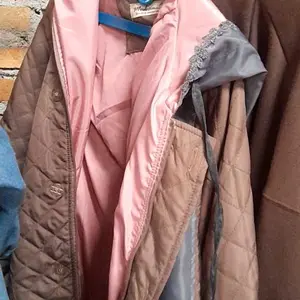 Elzanteri Apparel - Jaket Wanita Parasut Waterproof Muslimah Hijab Parka Casual korean style