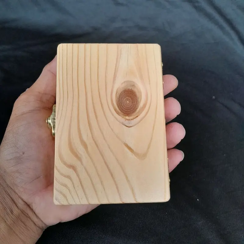 kotak linting,slepen kayu,box kayu,kotak kayu jati belanda Wadah Penyimpanan 3