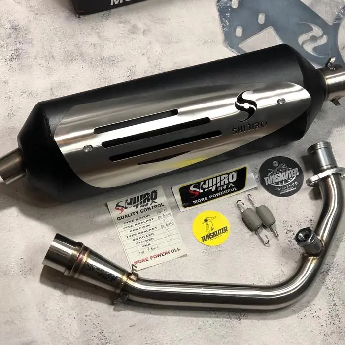 Knalpot Shijiro Standar Racing Performance Original Vespa Sprint ...