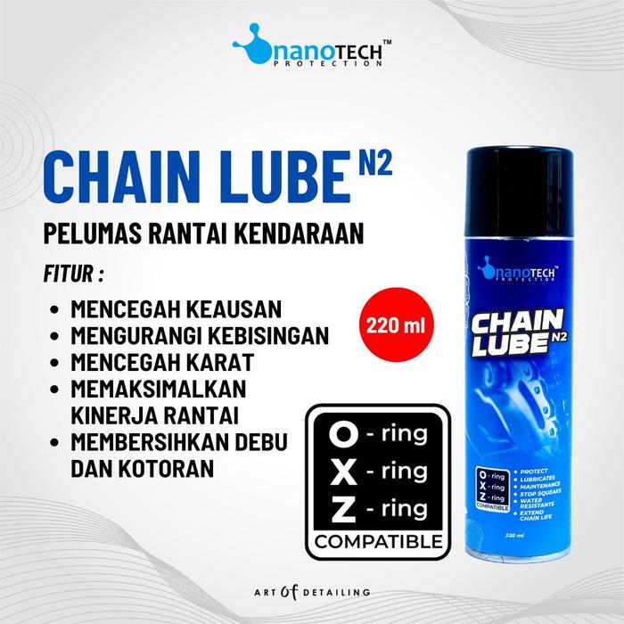 Gambar CHAIN LUBE - nanoTECH PROTECTION - Pelumas Oli Rantai Sepeda Motor dari nanoTECH PROTECTION Kab. Sukoharjo Tokopedia
