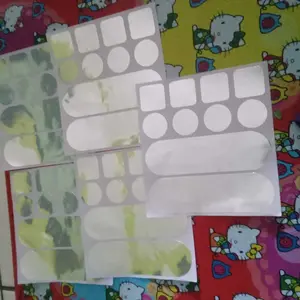 Penambal Panci 1 Lembar Aluminium (ISI 10PCS) Serbaguna Lem Panci Bocor Tahan Panas Stiker Lubang Panci