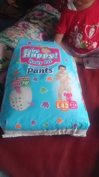 Product Review of [MURAH 2025] PAKET 3 BALL BABY HAPPY PANTS S40 M32 L28 XL26 XXL24 JUMBO 2 BALL S56 M48 L42 XL38 popok diaper bayi celana from A**a 0