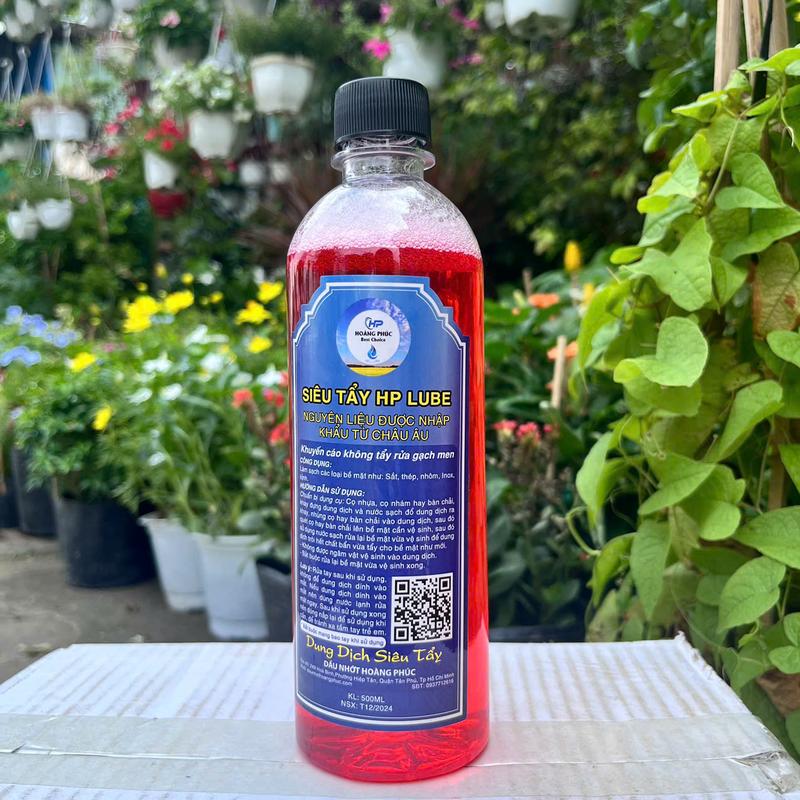 Dung Dịch Rửa Xe Không Chạm HP Lube Mẫu Mới Chai 500ml, Tẩy Ố Vàng Xe Máy, Tẩy Lốc Máy, Tẩy Kim Loại, Kính, Inox,...