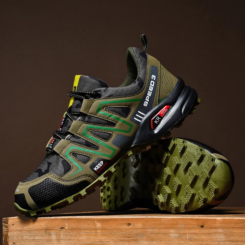 Men's Climbing Trekking Shoes Men Casual Shoes Breathable Wading Sneakers Men Non-Slip Outdoor Hiking Shoes Plus Size 39-48 4