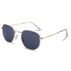FS Vintage Retro Sunglasses Gold Frame Retro Vibes UV400 Stylish Kaca Mata TikTok Must-Have Trending 2025 Cermin Mata Hitam