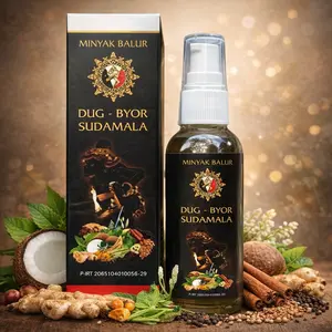 MINYAK BALUR DUG-BYOR Sudamala 50ml - Minyak Rempah Tradisional Bali untuk Penyembuhan & Relaksasi Tubuh Otot