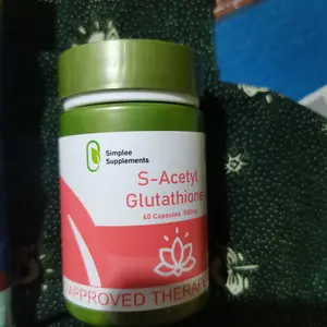 simplee supplements s acetyl glutathione S-Acetyl L-Glutathione 100mg, Detox, Skin + Antioxidant, 60 Capsules Simplee S-Acetyl Glutathione Collagen Capsule