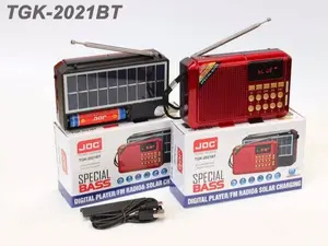 Radio FM Bluetooth USB Mp3 Tf Card Solar Panel Joc TGK 2021 BT