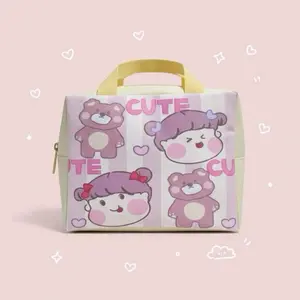 Tas Bekal anak Murah Lucu Motif CUTE sablon kuat tahan lama