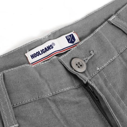 HOOLIGANS Long Cargo Careca - Light Gray 4