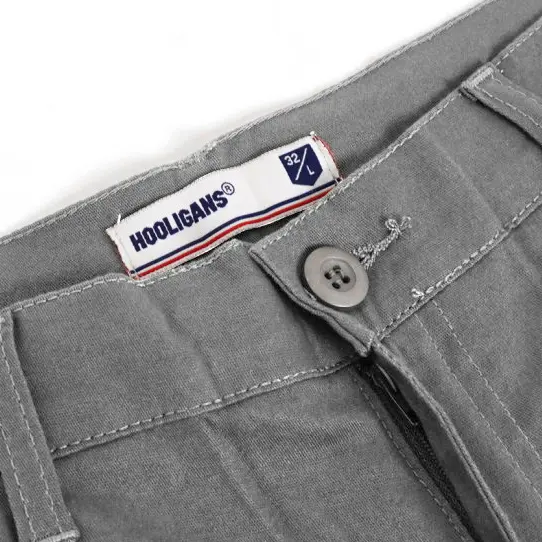 HOOLIGANS Long Cargo Careca - Light Gray 4
