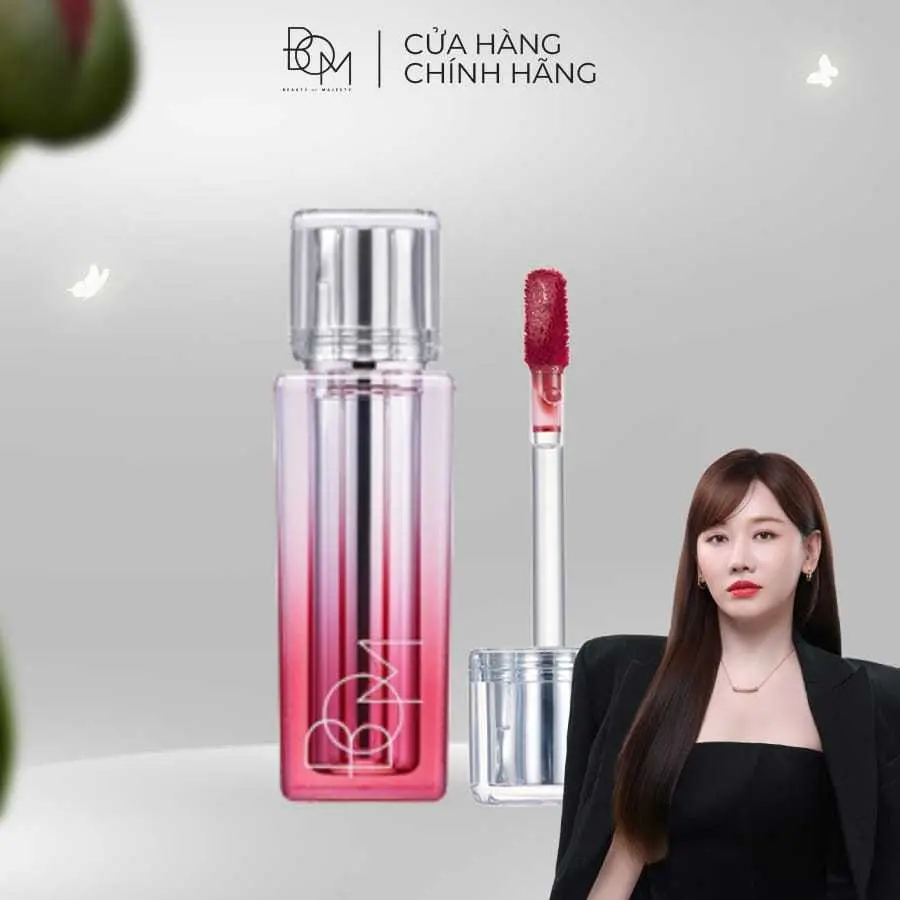 Son Tint Căng Bóng B.O.M Lip Flash Tint 3g, Son Tint Dưỡng Môi Hiệu Ứng Bóng Mượt Đa Chiều