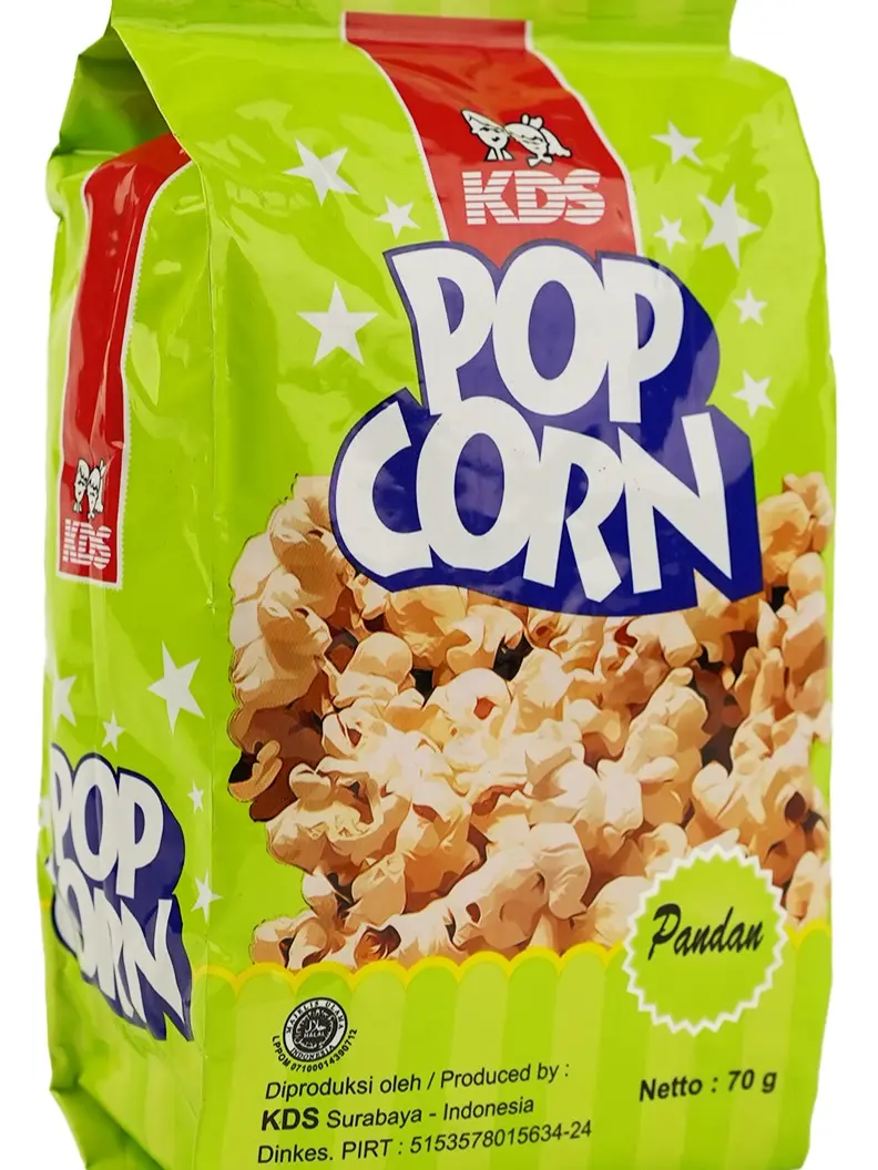 KDS Popcorn Pandan Manis - American (size 70Gr)