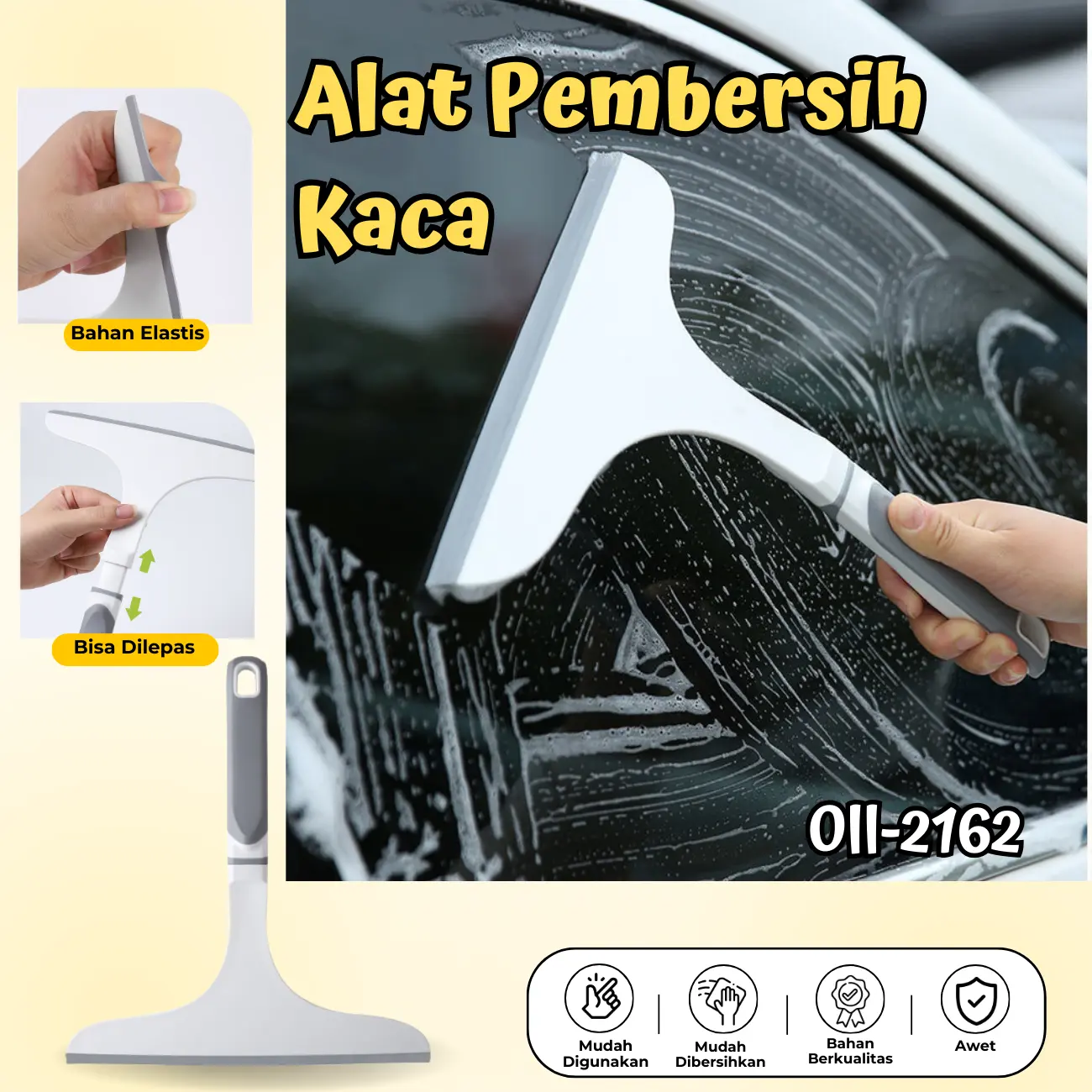 Wiper / Pembersih Kaca Jendela / Alat Pembersih Cermin / Multifungsi oll-2162