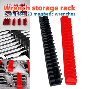 Magnet Tool Holder 23 Slots Magnetic Wrench Organizer Storage Portable Tool Storage Shelf