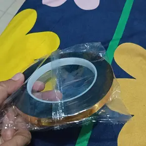 Home Decor - Sticker List Gold Plat Strip Dinding Lantai 25 / 50 meter 0,5cm/1cm/2cm/3cm Stiker Pembatas Nat Keramik