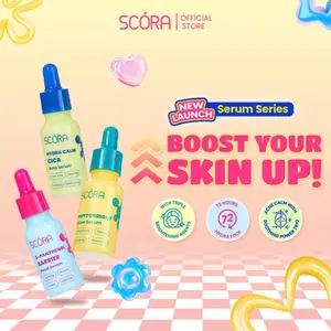 Scora Serum Series 20ml Serum Mencerahkan Skin Barrier Acne Berjerawat, mencerahkan kulit,memperbaiki skin barierr