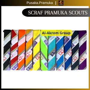 Scraf Hasduk Dasi Pramuka Scouts PREMIUM Untuk Anak SD, SMP, SMA