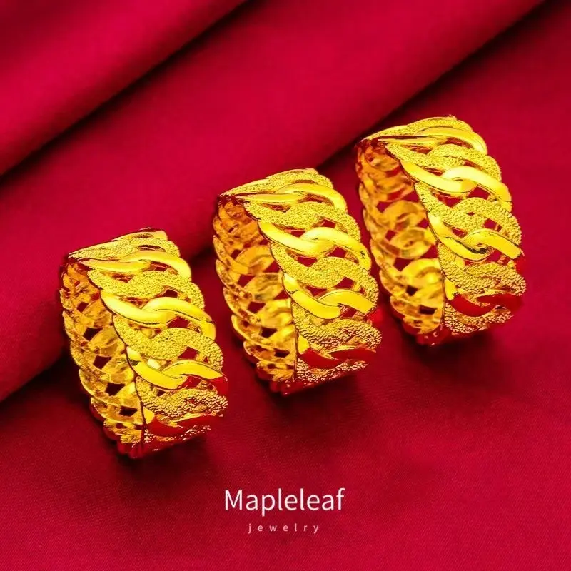 916 Couple Fried Dough Twists Closure Ring for Men and Women for Valentine's Day Birthday Wedding Jewelry Gifts