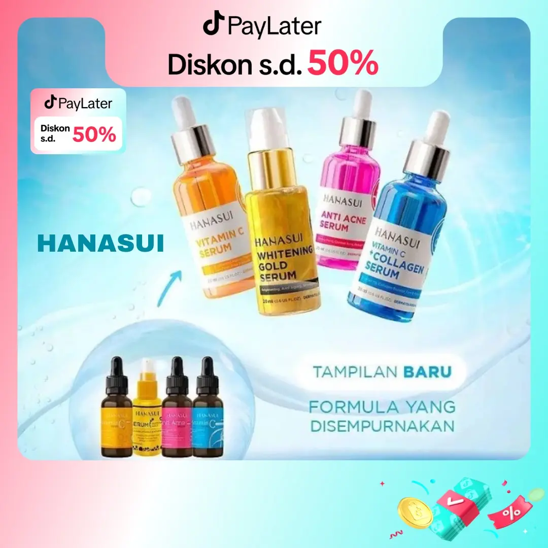 Hanasui Face Serum Series | Netto 20 ml | Whitening | Acne | Vitamin C | Collagen | Retinol | Exfoliating