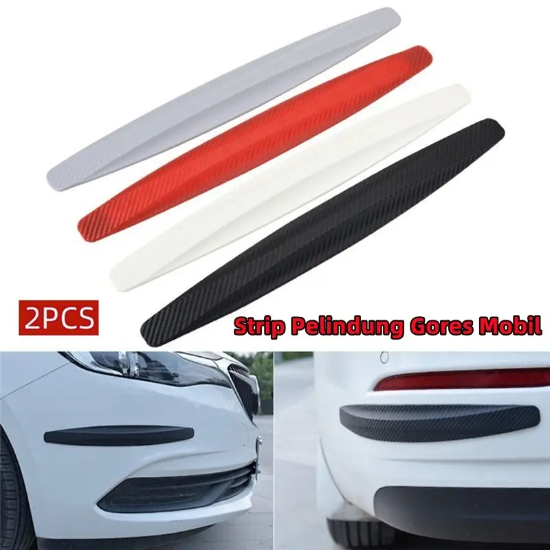 AM-68 Bumper Guard Stiker Pelindung Bemper Mobil Car Bumper Protector Anti Stratch Anti Lecet Cocok Semua Mobil 2