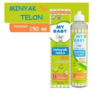 My Baby Minyak Telon Plus Eucalyptus 150ml untuk Bayi Natural Choice Ready Stock Cewek Cowok Khusus Bayi