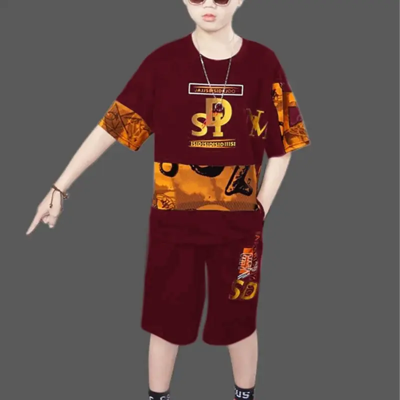 Setelan Baju Anak Laki-laki Model Terbaru Ukuran M L XL - Fashion 3