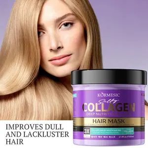 KORMESIC Collagen Hairmask Korea Menutrisikan Rambut Menguatkan Batang Rambut Viral 3X Collagen untuk Rambut Kering dan Kusam