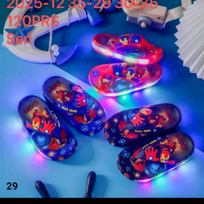 sandal anak laki laki led 3-7 tahun 2