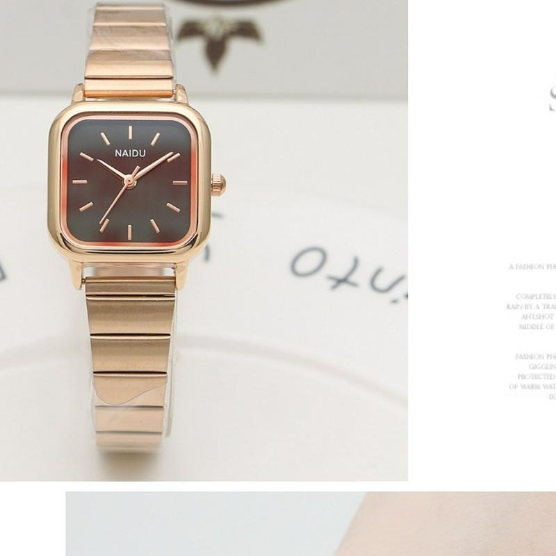 Amazefan Jam Tangan Wanita Mewah Model Korea Jam Tangan Wanita Rantai NSSB-100 0
