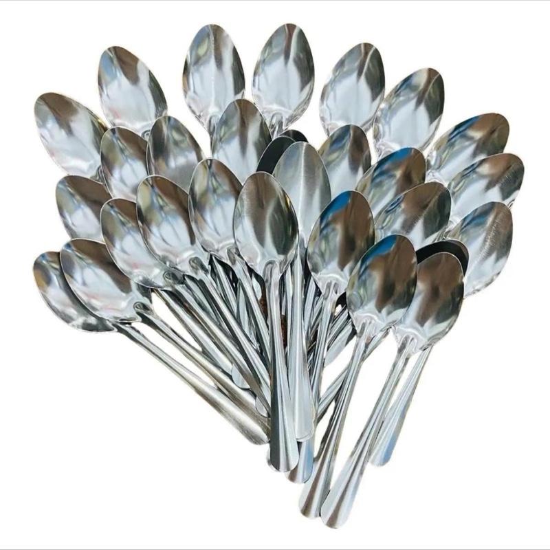 Combo gồm có 50 muỗng inox muỗng súp dài ăn cơm ăn súp