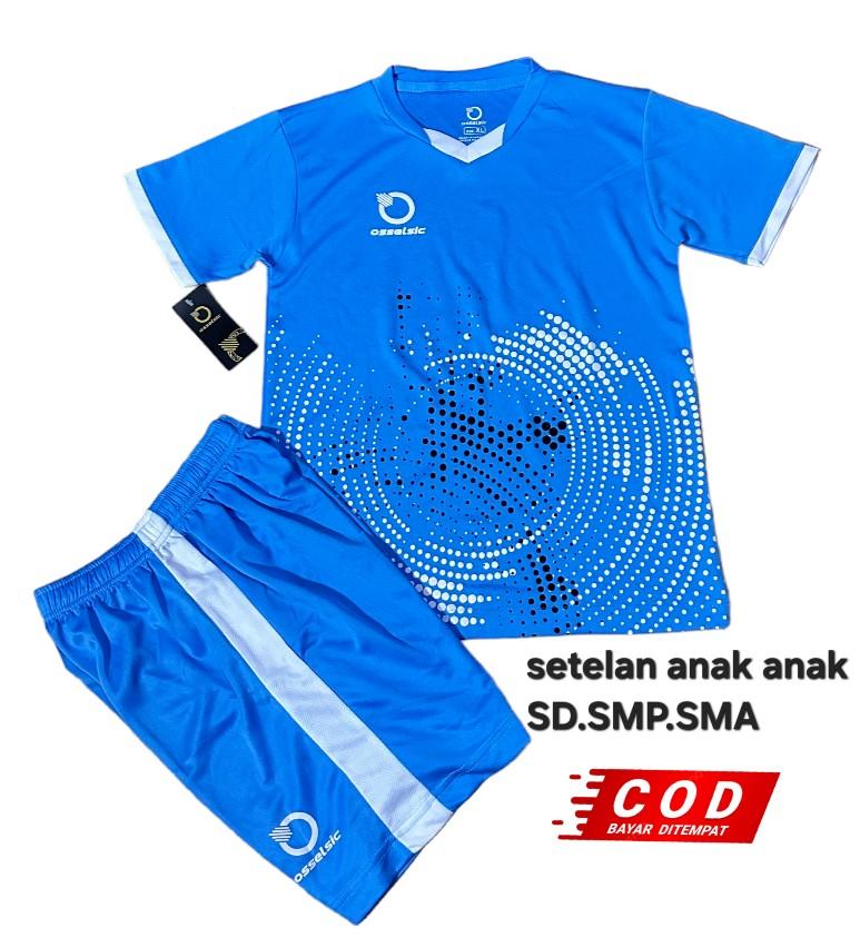 Baju olahraga Anak SD SMP SMA jersey tarkam Celana Pakaian Woven Yarn Dyed Fabric Cepat Kering Setelan Outdoor