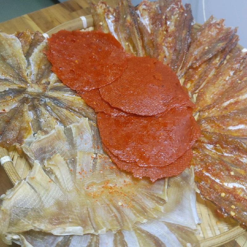 Combo khô thu đỏ, mối tẩm, đù bông, đuối tẩm 109k Ăn Vặt Thức Ăn Snack 6