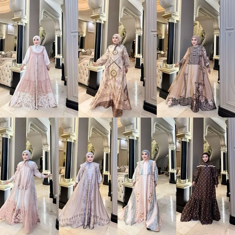 gamis edisii sakura  set hijab by shellasaukia 0