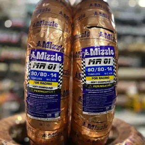 Tires & Accessories Mizzle MR 01 90/80-14 Ban Matic engine oil medium compound ring motormurah