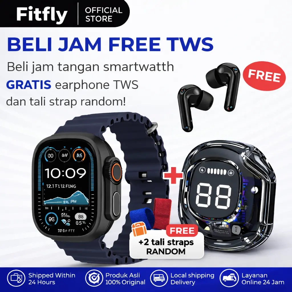 Jam Hitam+TWSHitam+Tali(random)