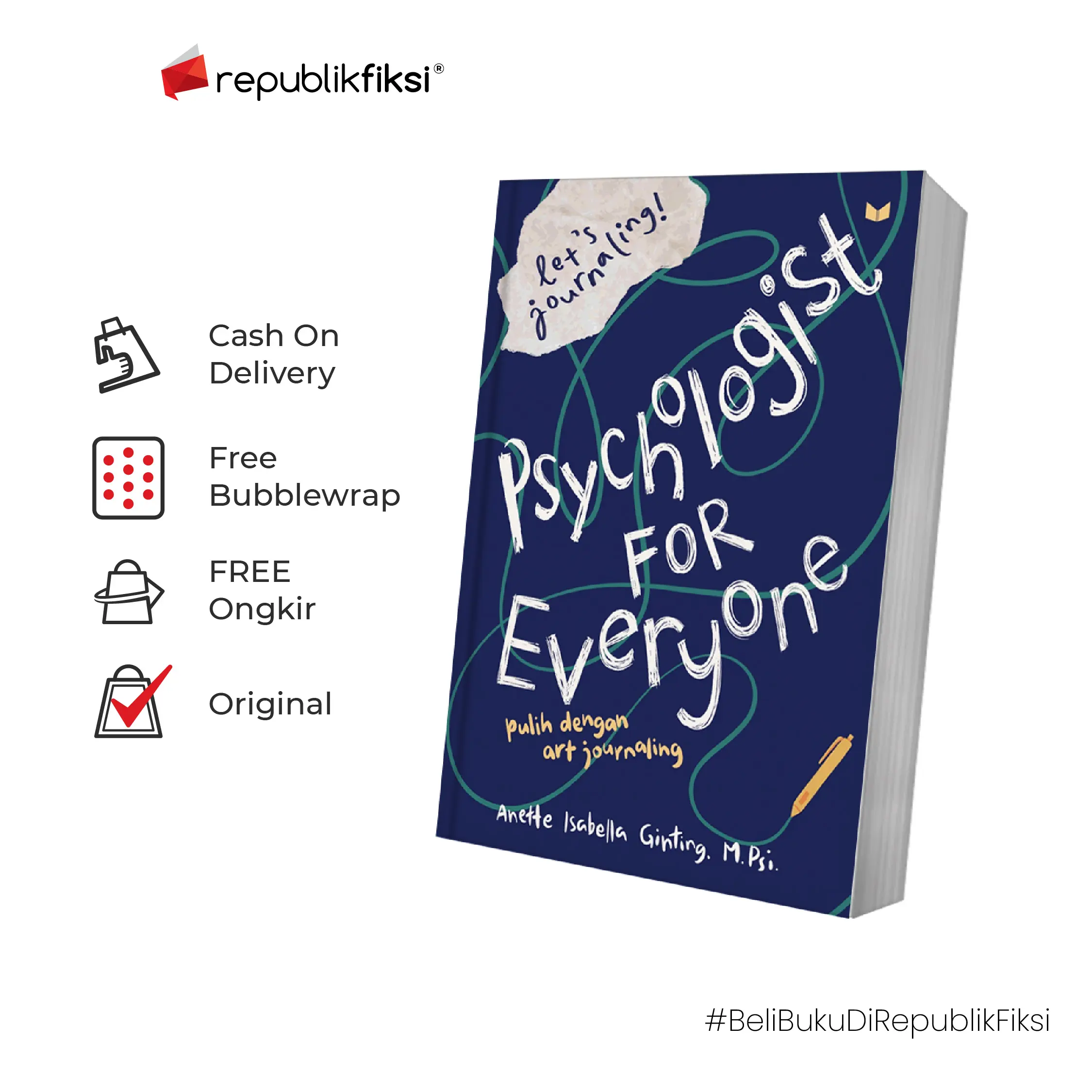 Buku Jurnal Psychologist for Everyone - Anette Isabella Ginting, M.Psi. - MediaKita