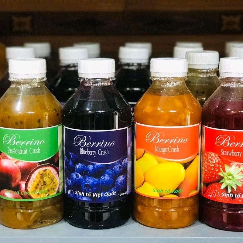  Mứt  Berrimo 3 vị dâu việt quất chanh dây  đào,xoài kiwi chính hãng từ mỹ 