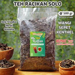 TEH RAFFAN Kemasan 500 gram (1/2 Kg) TEH RACIKAN SOLO - Teh Racik Solo - Teh kiloan  - Wangi Sepet Kentel