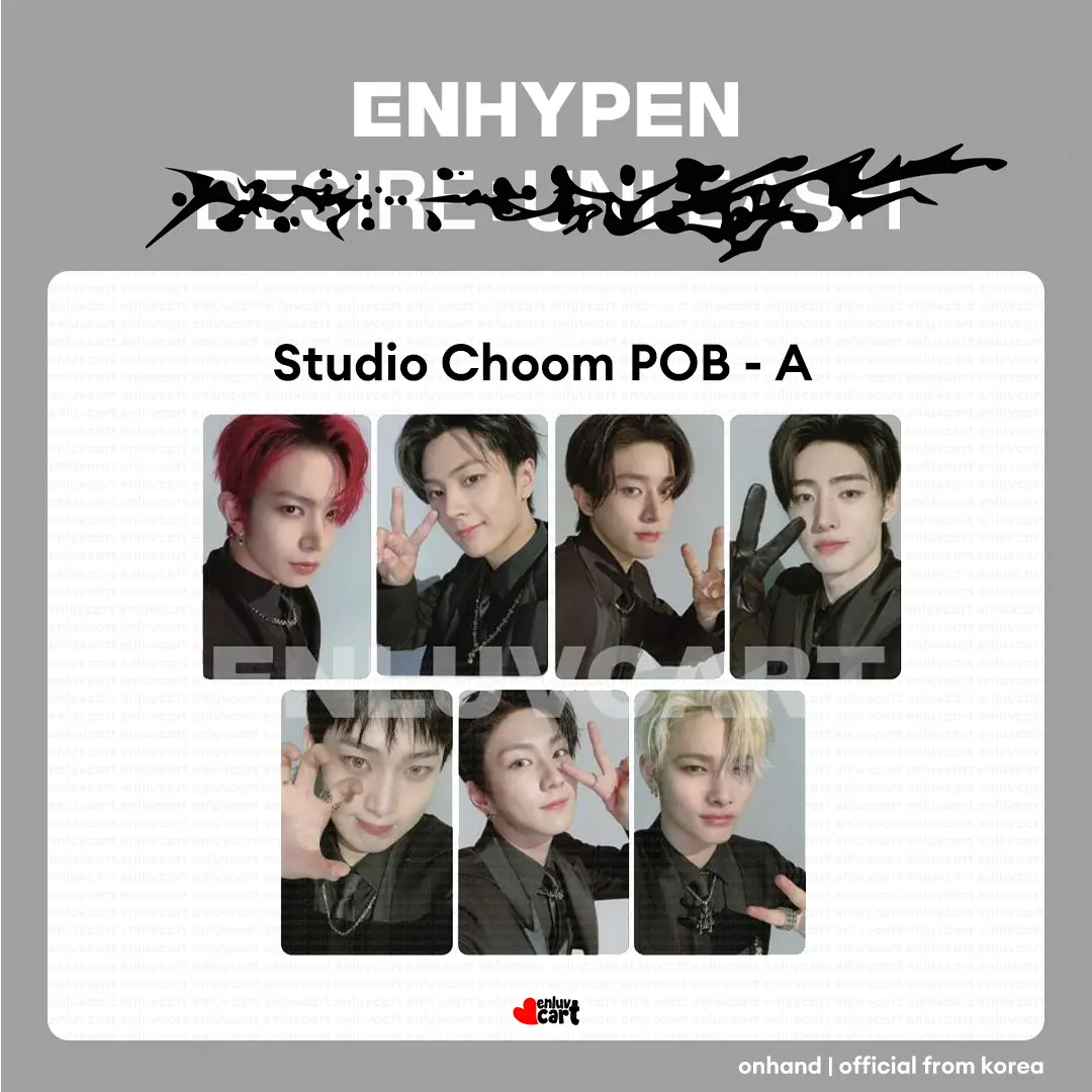 Enhypen Desire Unleash Studio Choom A Photocard - TikTok Shop