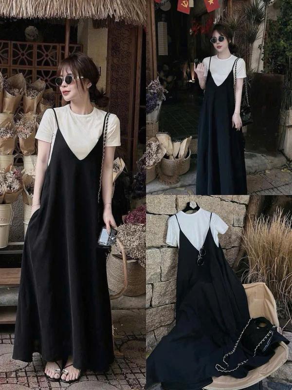 Set áo kèm yếm bầu Tm39 công sở sang chảnh