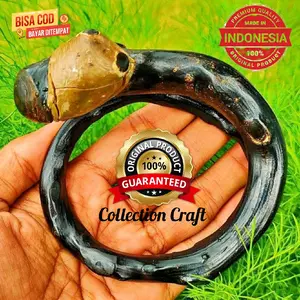 GELANG AKAR BAHAR HITAM BONGGOL BERTUAH ASLI PADAT NATURAL ORIGINAL