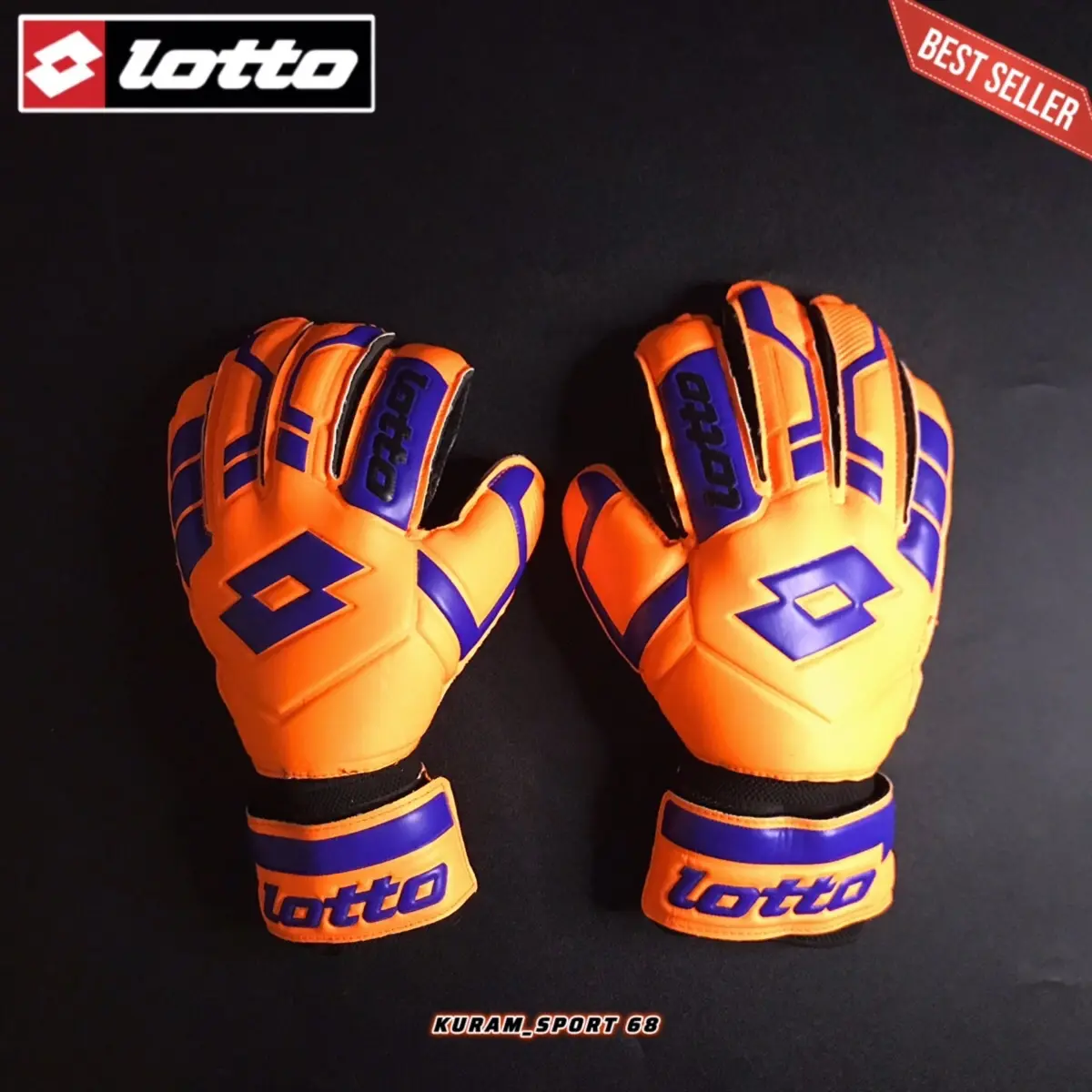 SARUNG TANGAN KIPER BOLA LOTTO NEW TULANG ORIGINAL Ball Outdoor