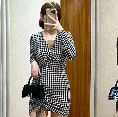 dres bodycone lengan panjang/lengan pendek cotton strach 5