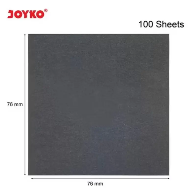 Memo Stick / Sticky NOTE Hitam / Kertas Memo tempel Joyko MMS-21 Hitam 1