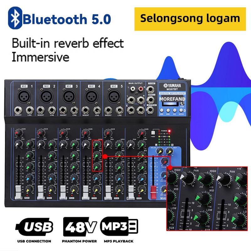 DPS Mixer Live Sound Card with Bluetooth, 16 Sound + Microphone ...