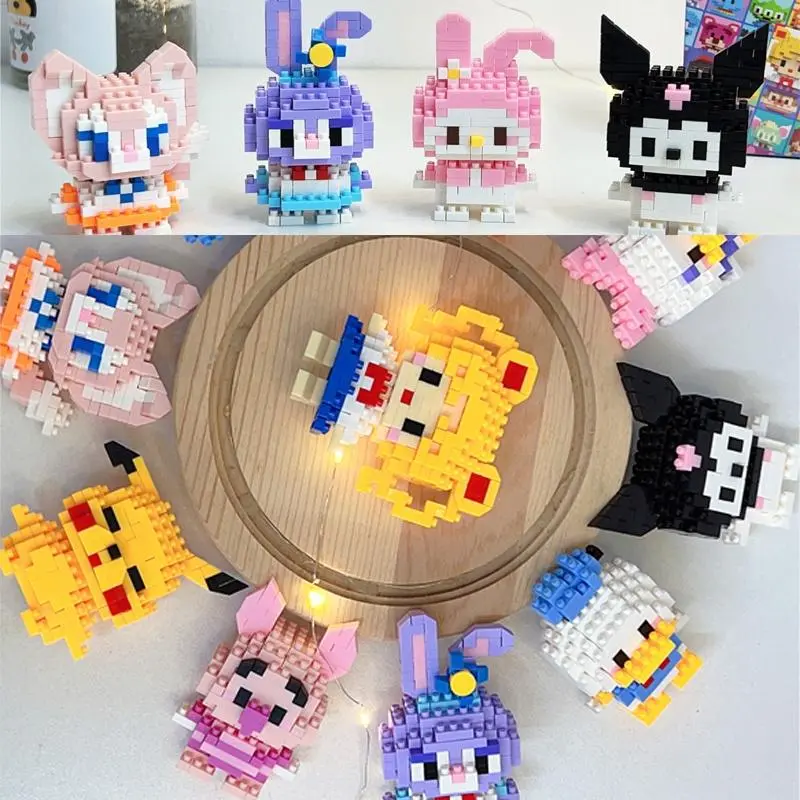 （COD）Kartun Mainan Nano Block Model DIY Karakter  Balok Susun Edukasi Anak Bricks Mini Toys