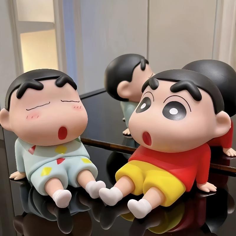 Giá Đỡ Điện Thoại Hình Shin Chất Liệu Nhựa Cứng, Giá Đỡ Điện Thoại Livestream Xem Phim Video Hoạt Hình 88535