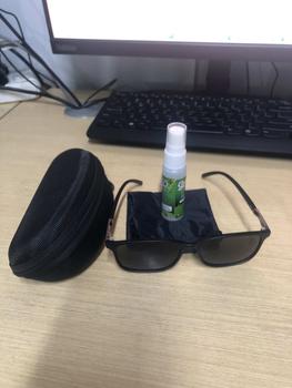 Product Review of TERLARISSSS Kacamata Hitam Pria Wanita Kacamata Gaya pria keren A1216 Lensa polarized UV 400 COD Eyewear Sunglasses from M**英 0